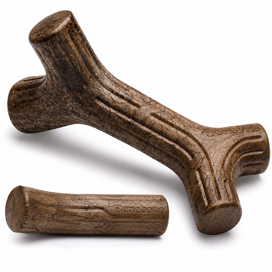 MapleStick™ Durable Real Wood Dog Chew Toy – Long-Lasting Natural Maple Chew for Aggressive Chewers (Large Size)