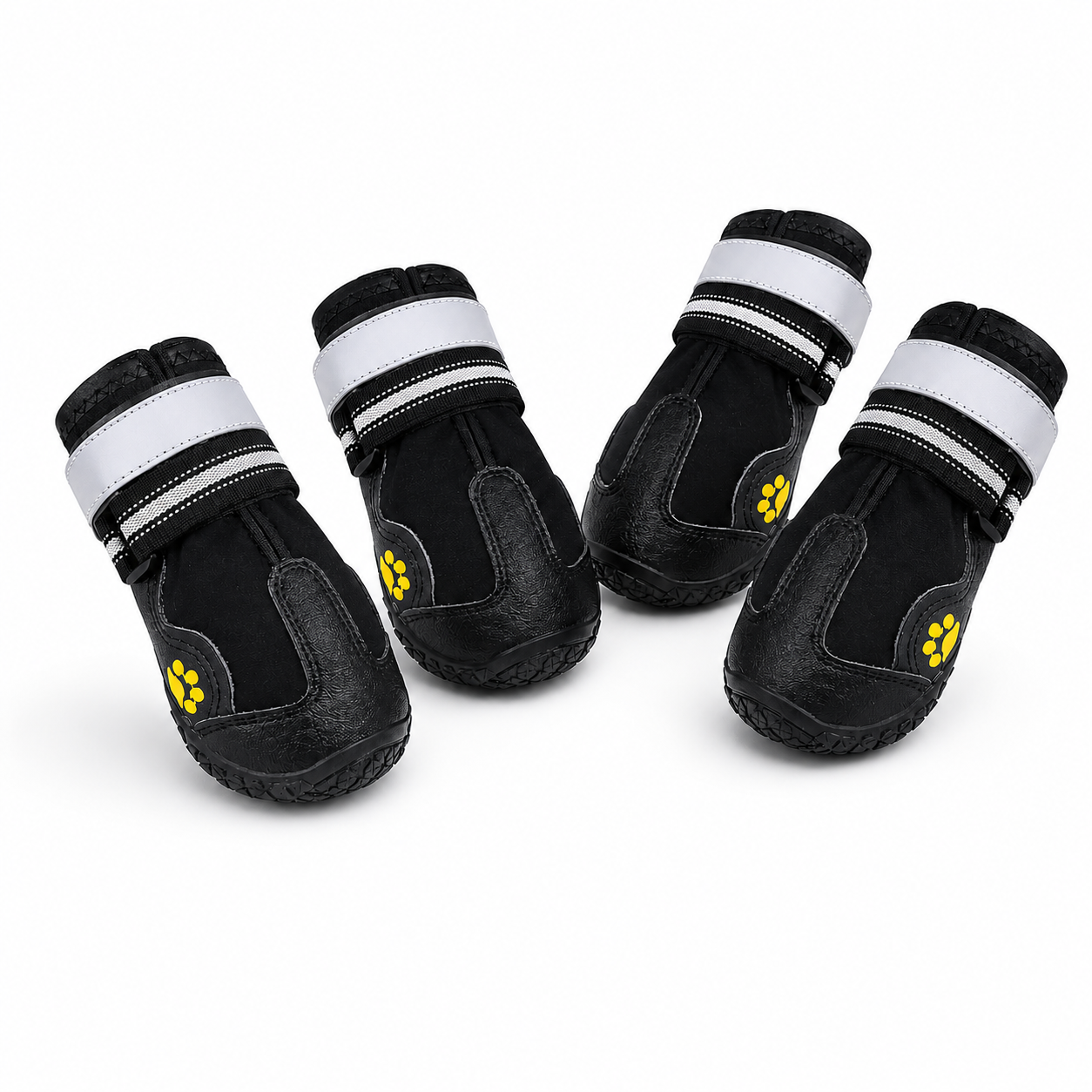 Water-Resistant Dog Boots & Paw Protectors – Anti-Slip Shoes for Hot Pavement, Snow, Rain & Outdoor Adventures