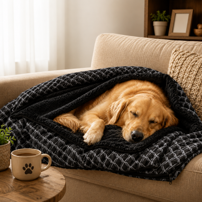 Premium Replacement Dog Bed Cover – Sofa-Style Plush Pet Bed Cover, Machine Washable, Jumbo/X-Large (40" x 32")